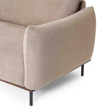Greige Textured 3 Seater Couch
