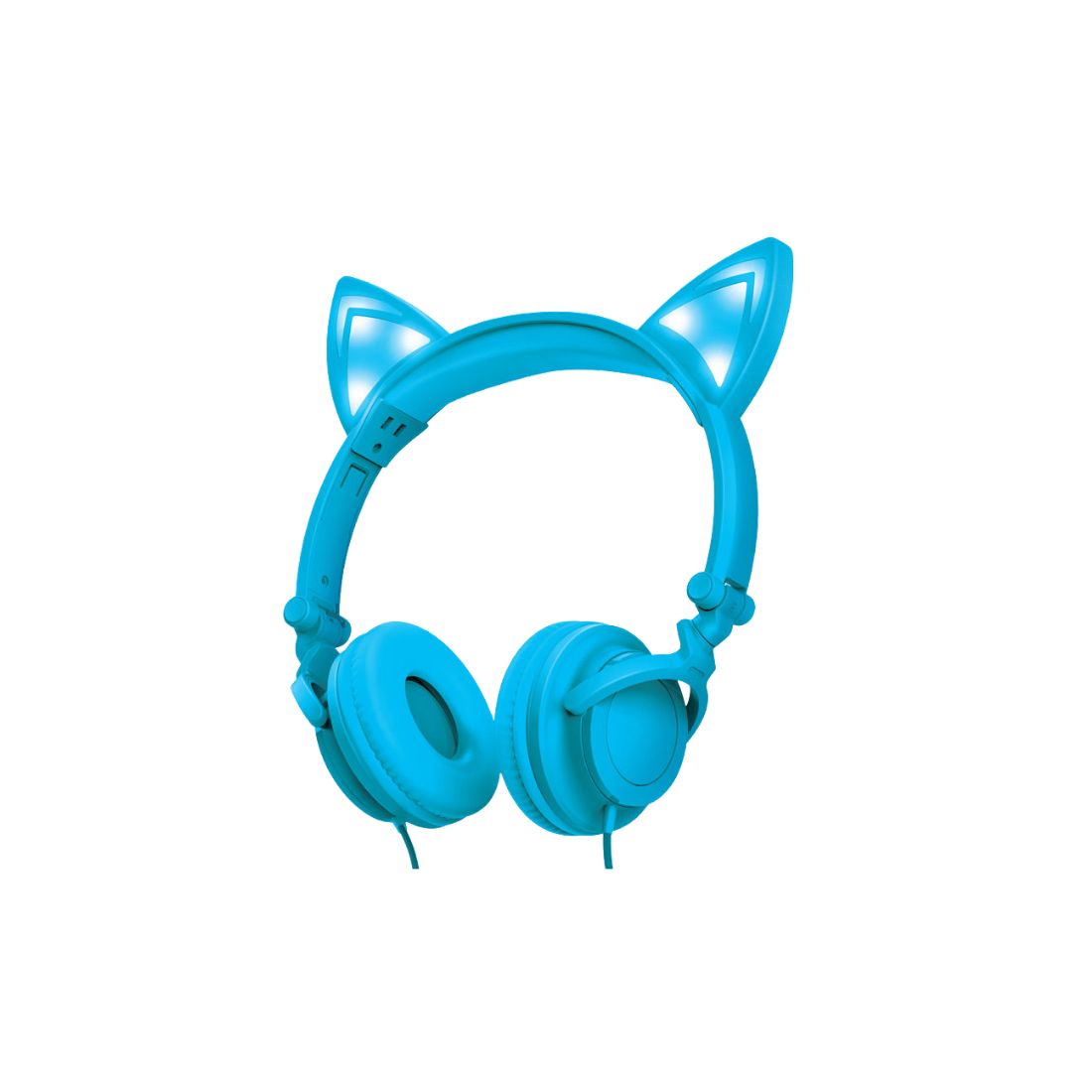 Blue Cat Ears Lighting Headphones