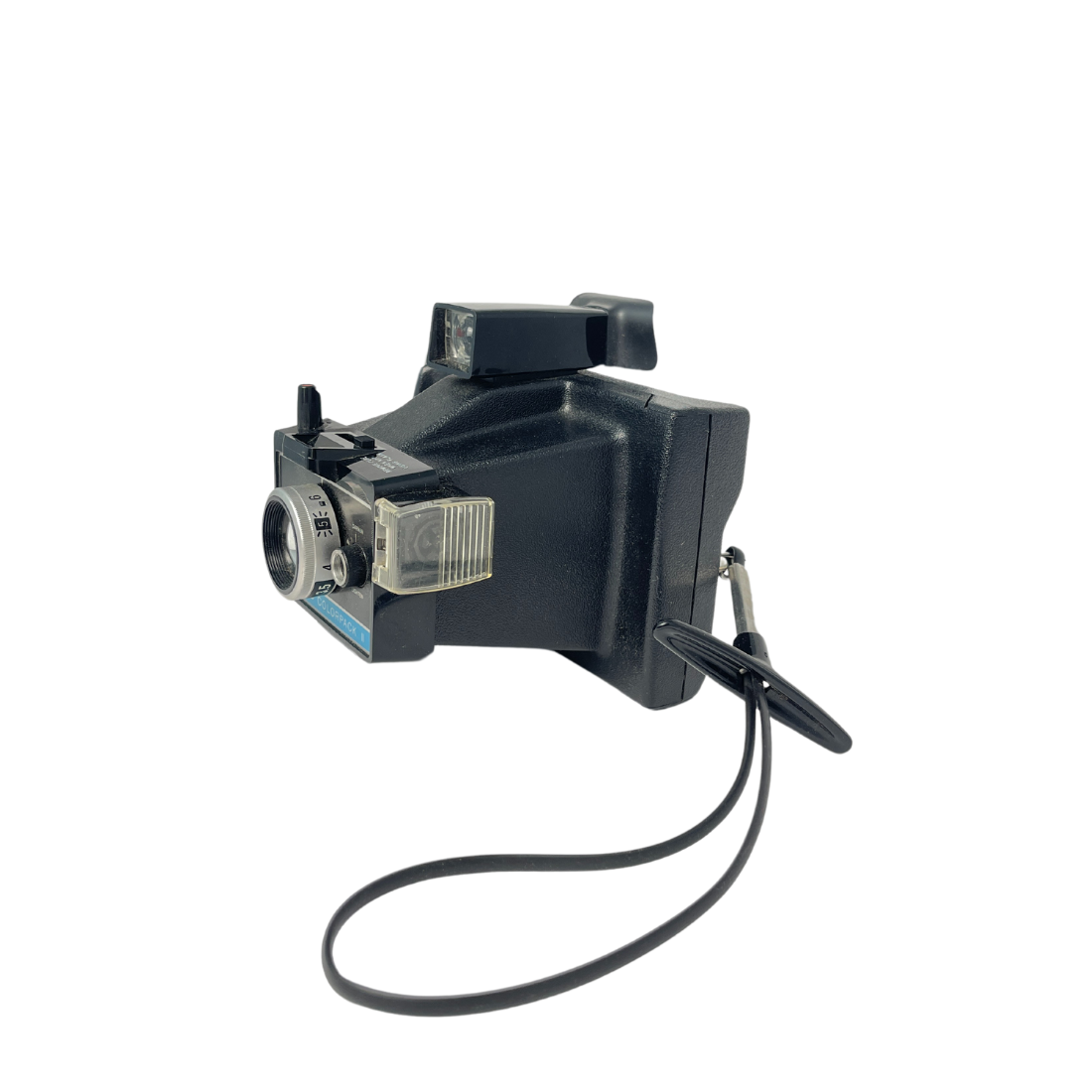 Vintage Polaroid Camera with Leather Case