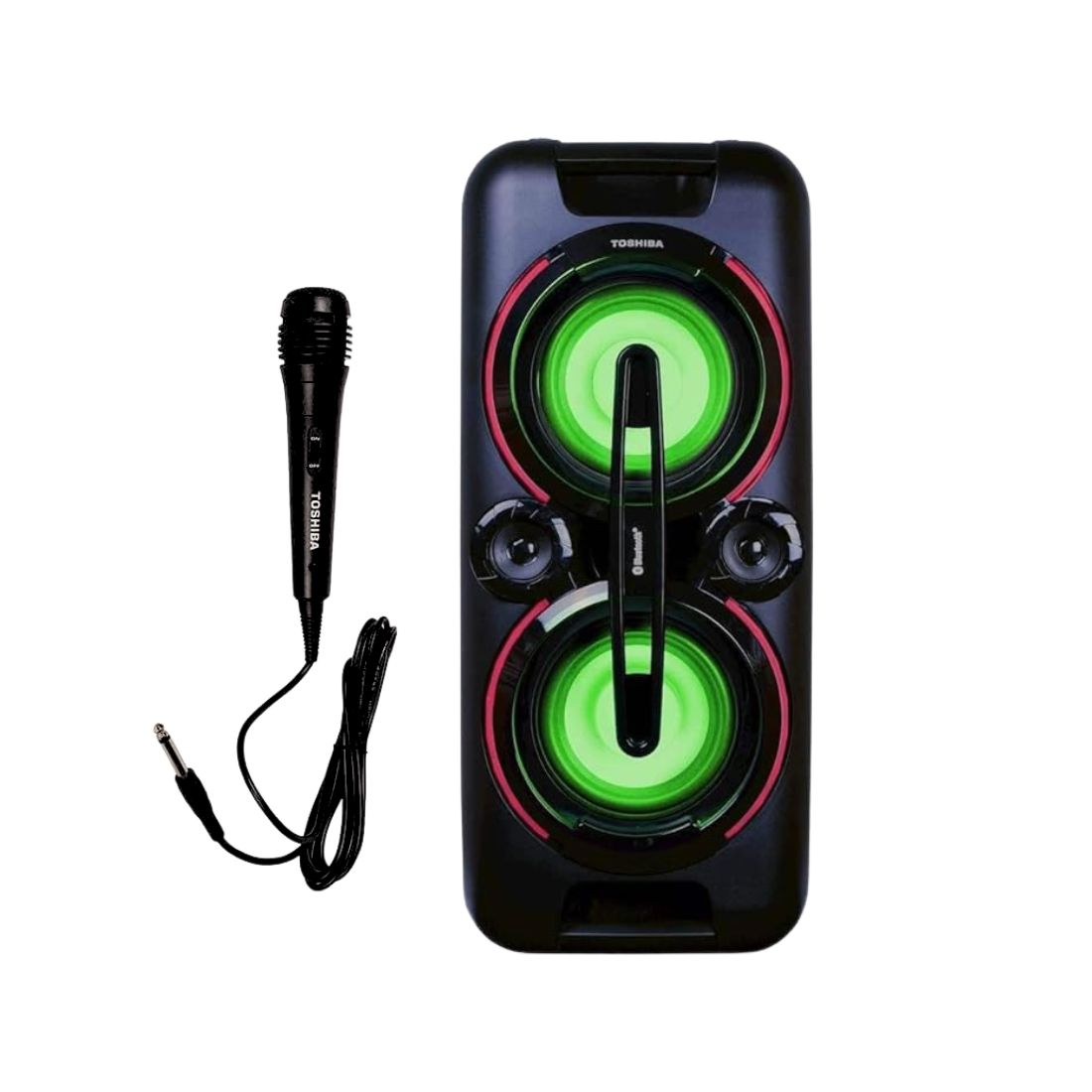 Double 8 Inch Speaker with Mic