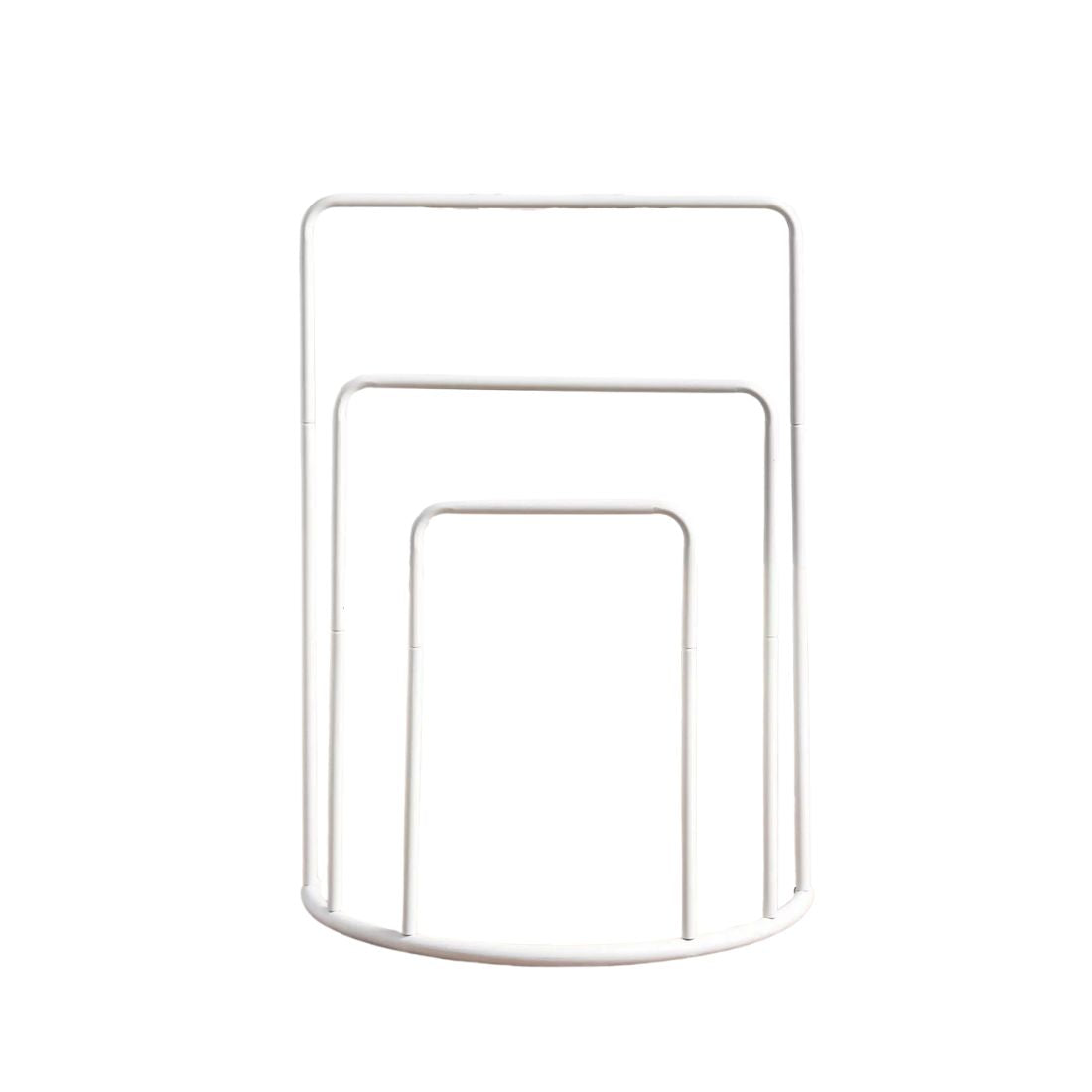 White Towel Stand