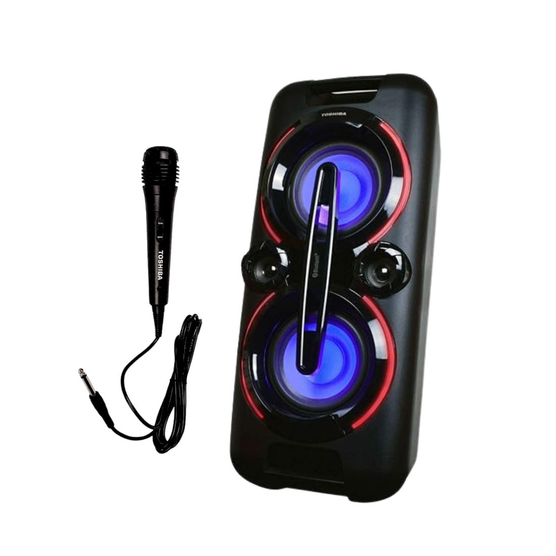 Double 8 Inch Speaker with Mic
