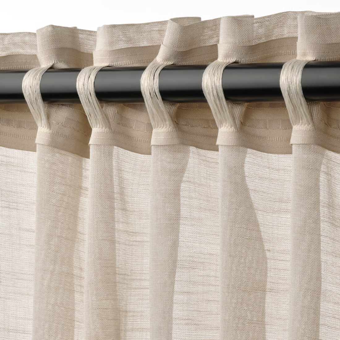 Light Beige Sheer Curtains