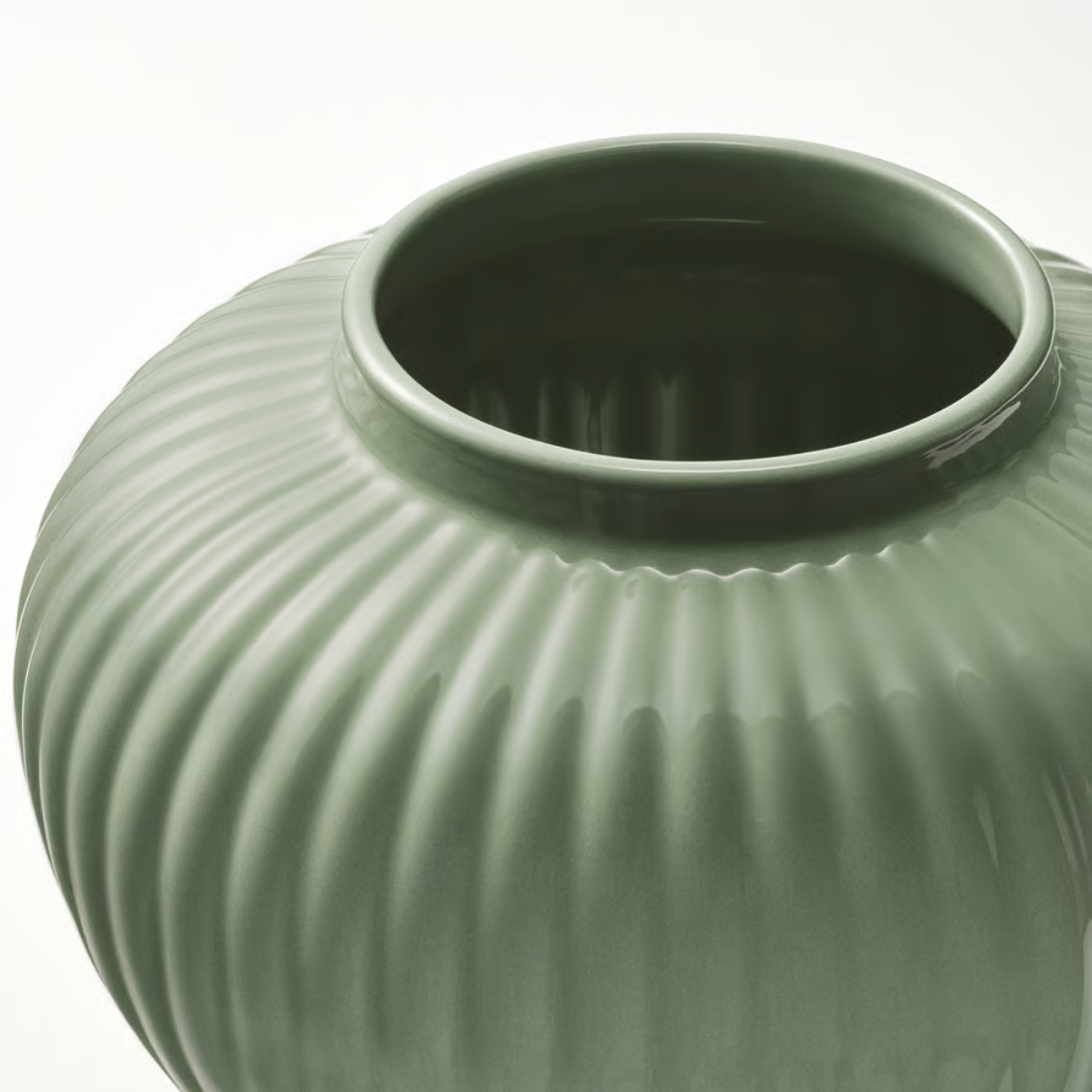 Green Ceramic Vase