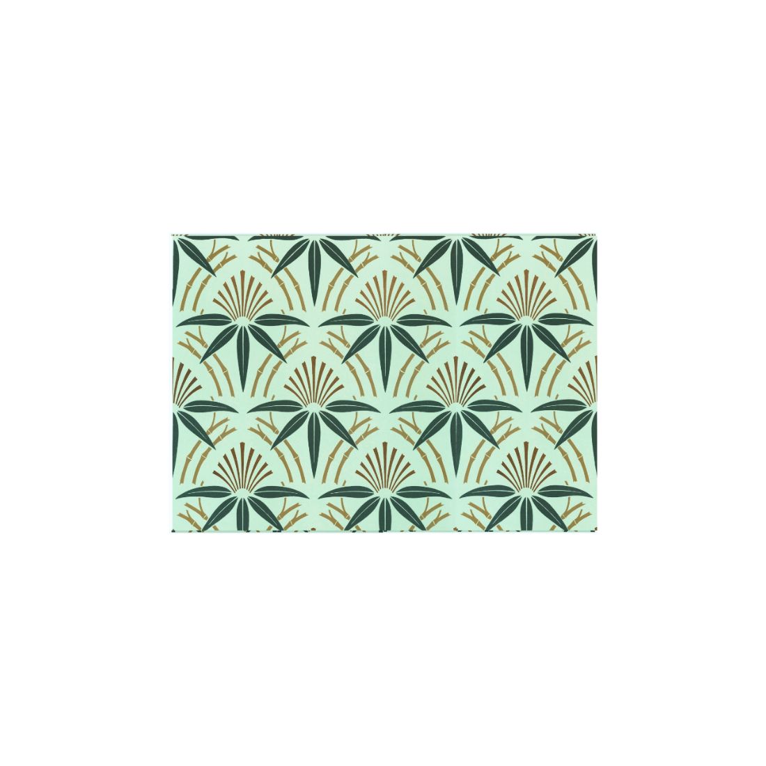 Green Leaves Abstract Poster
