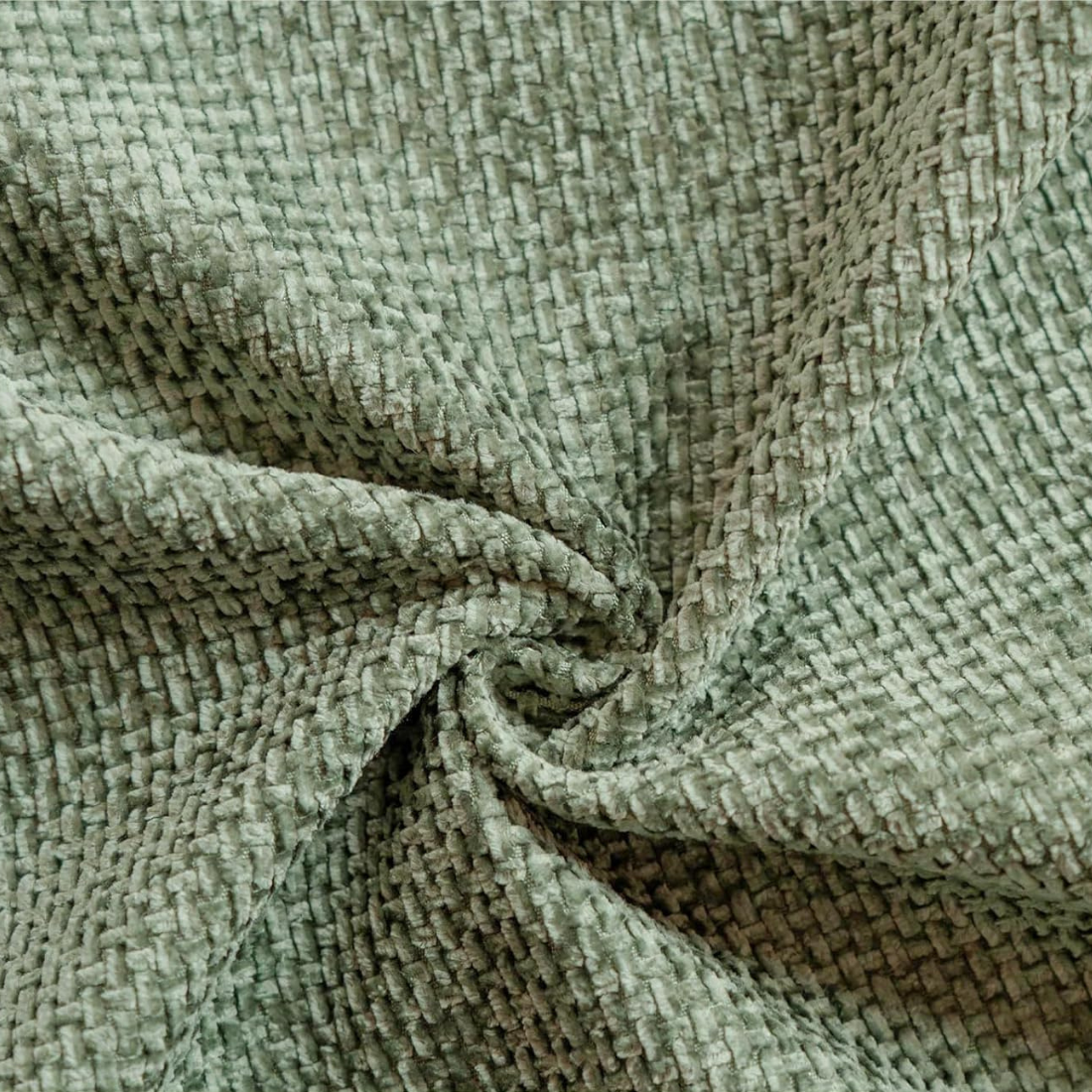 Moss Green Chenille Cushion Cover