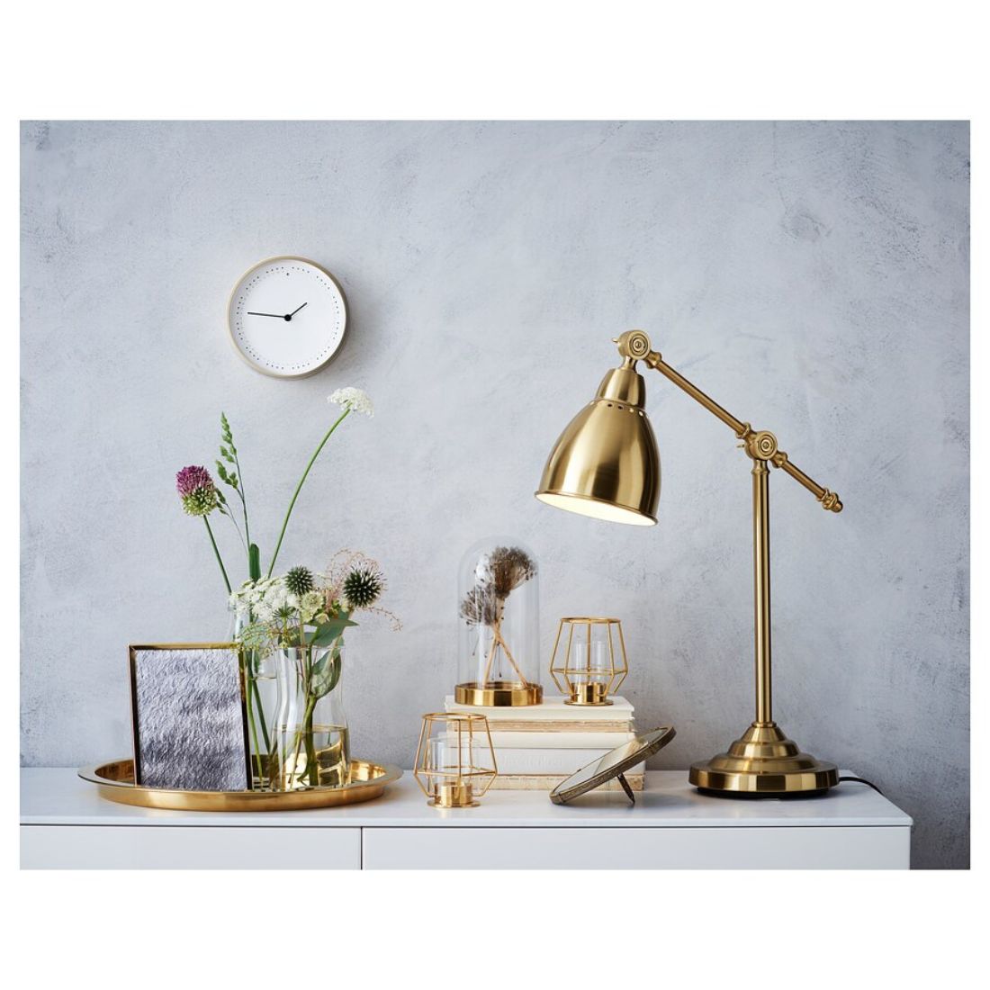 Gold Geometric Tea light Holder