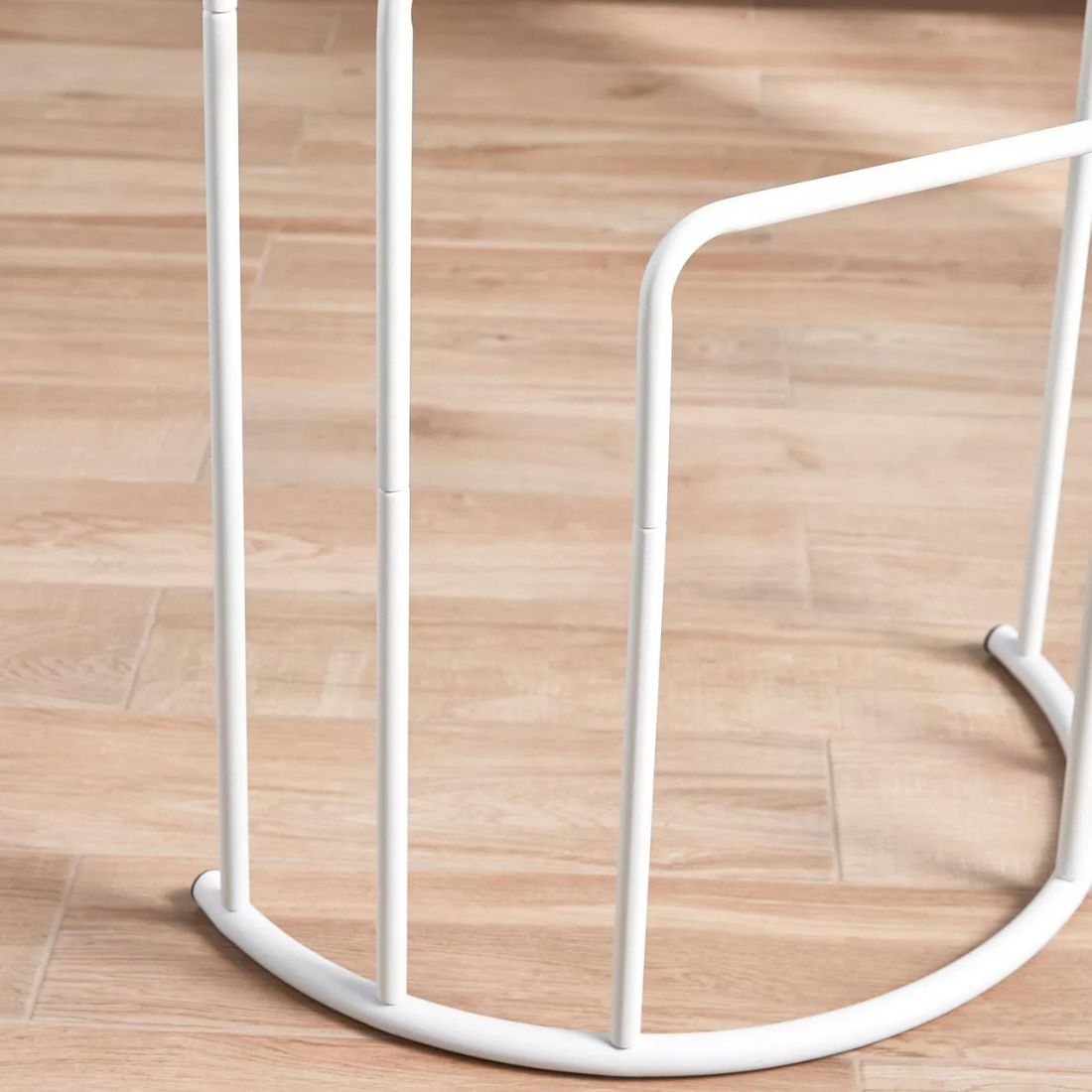 White Towel Stand
