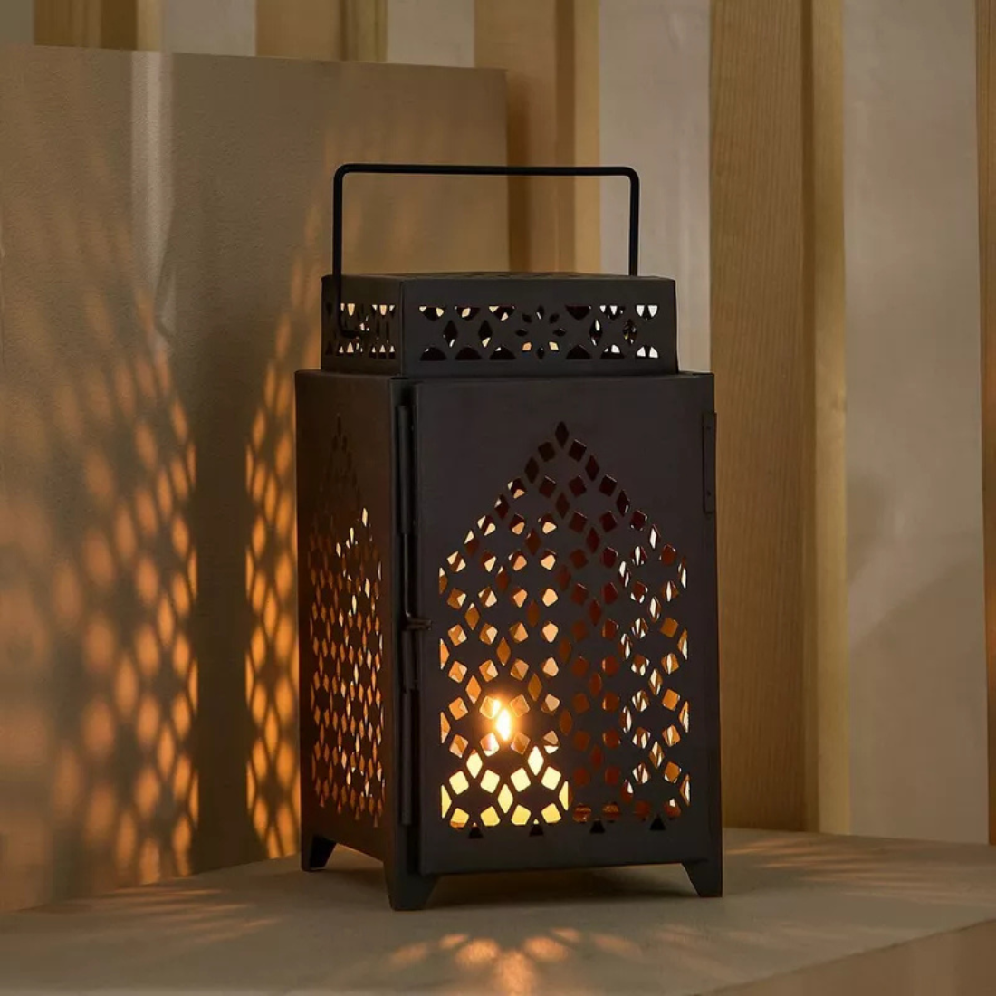 Black Cubic Lanterns