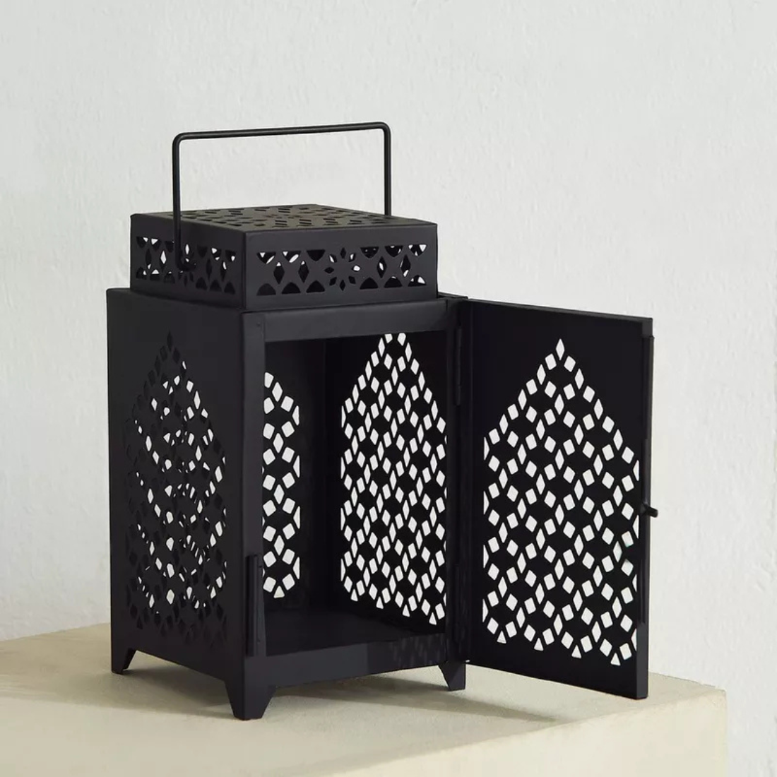 Black Cubic Lanterns