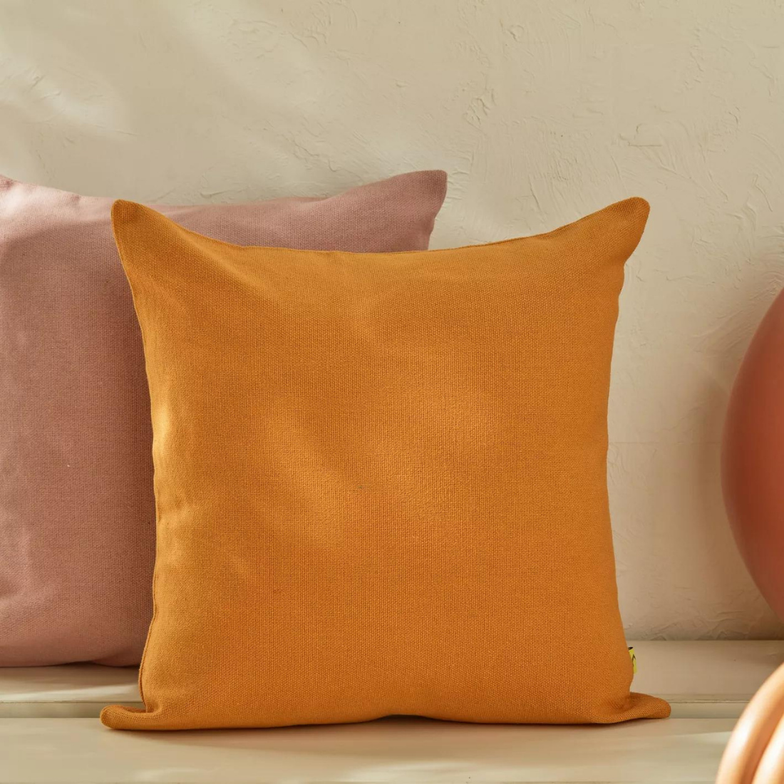Mustard Twill Cushion