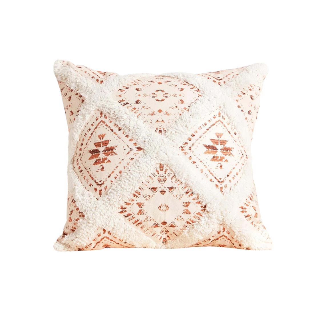 Berber Cushion Cover with Fringes