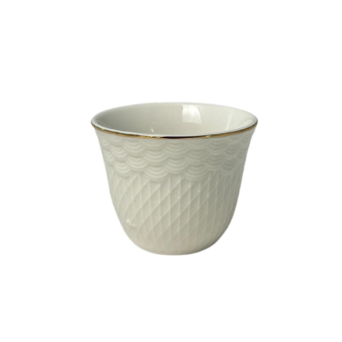 12-Piece Porcelain Arabic Coffee Cup Set