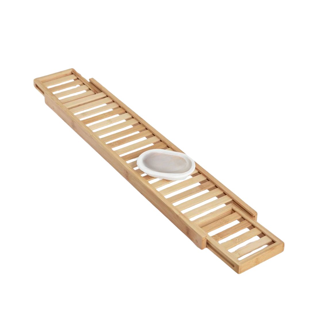 Wooden Expandable Bathtub Tray