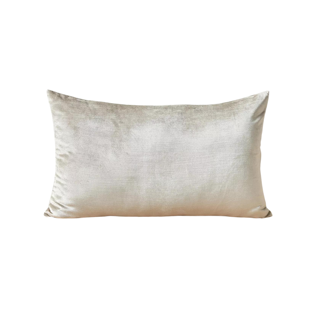 Silver Velvet Cushion Cover