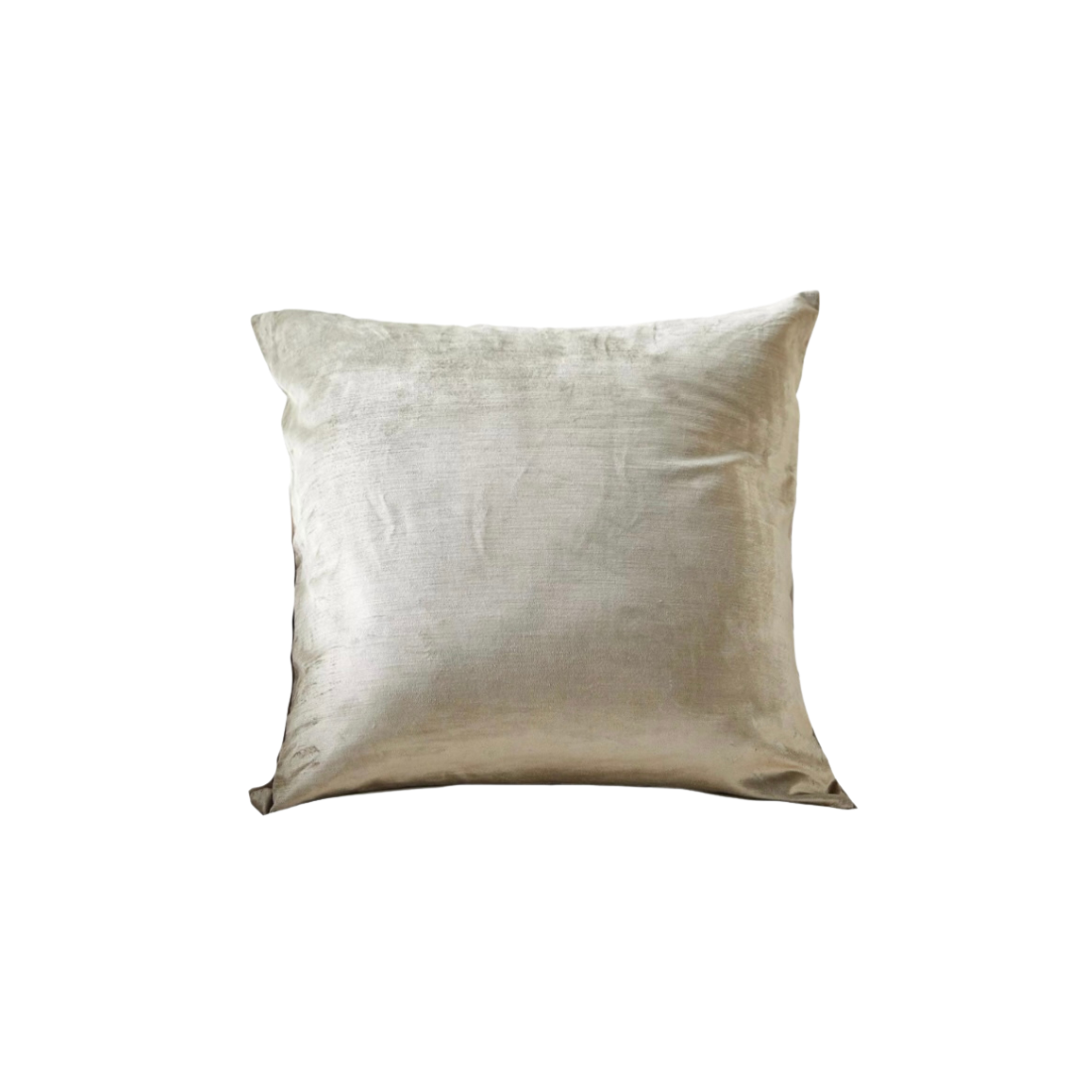 Silver Velvet Cushion Cover