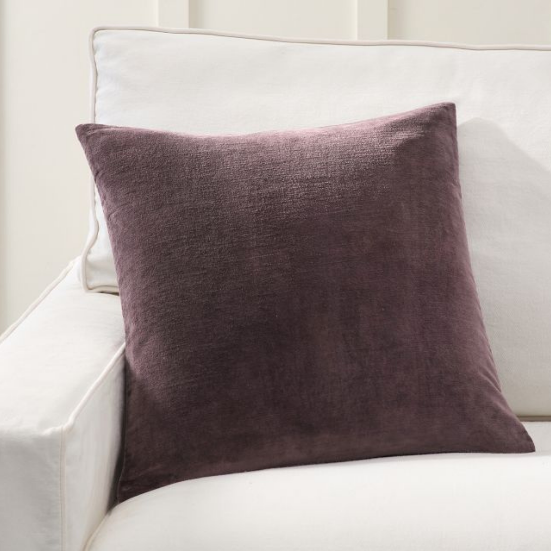 Deep Purple Velvet Cushion