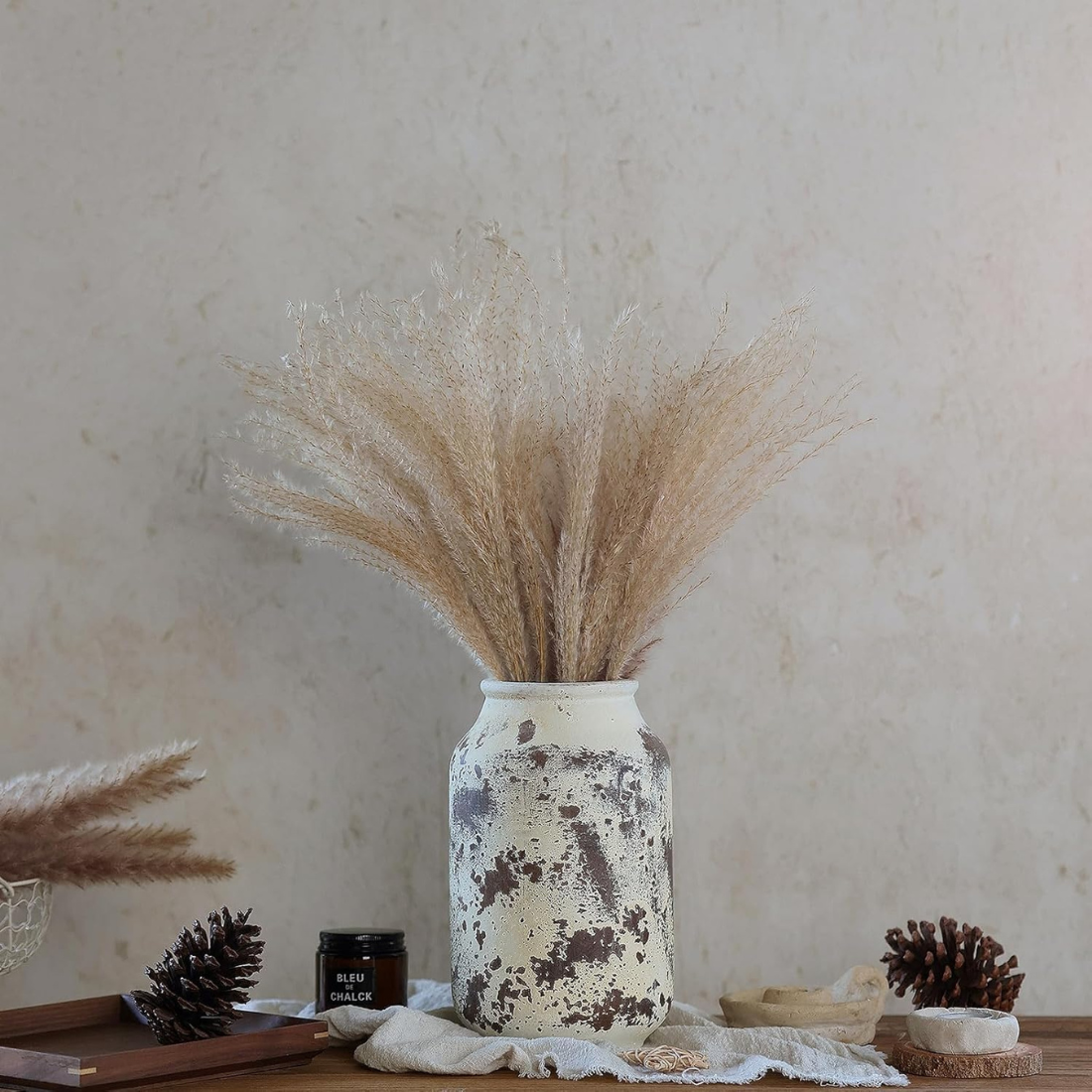 Rustic Farmhouse Ceramic Vase
