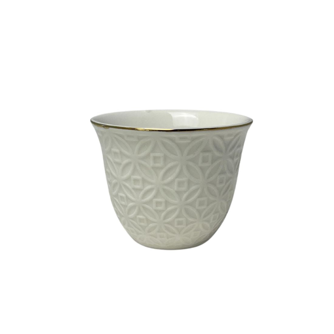 6-Piece Porcelain Arabic Coffee Cup Set