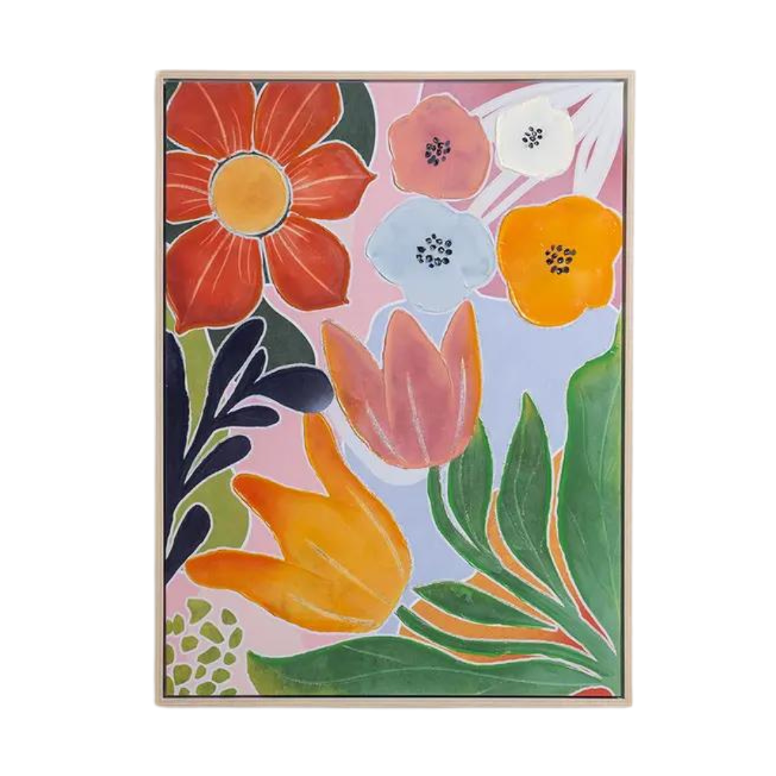 Colorful Floral Abstract Artwork