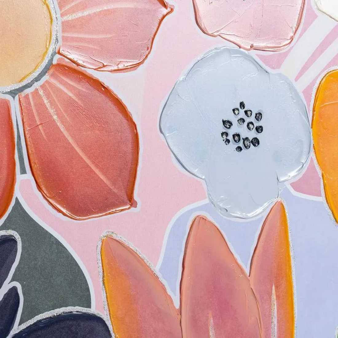 Colorful Floral Abstract Artwork