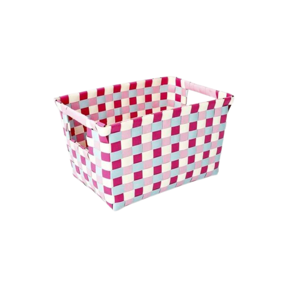 Multicolored Woven Basket