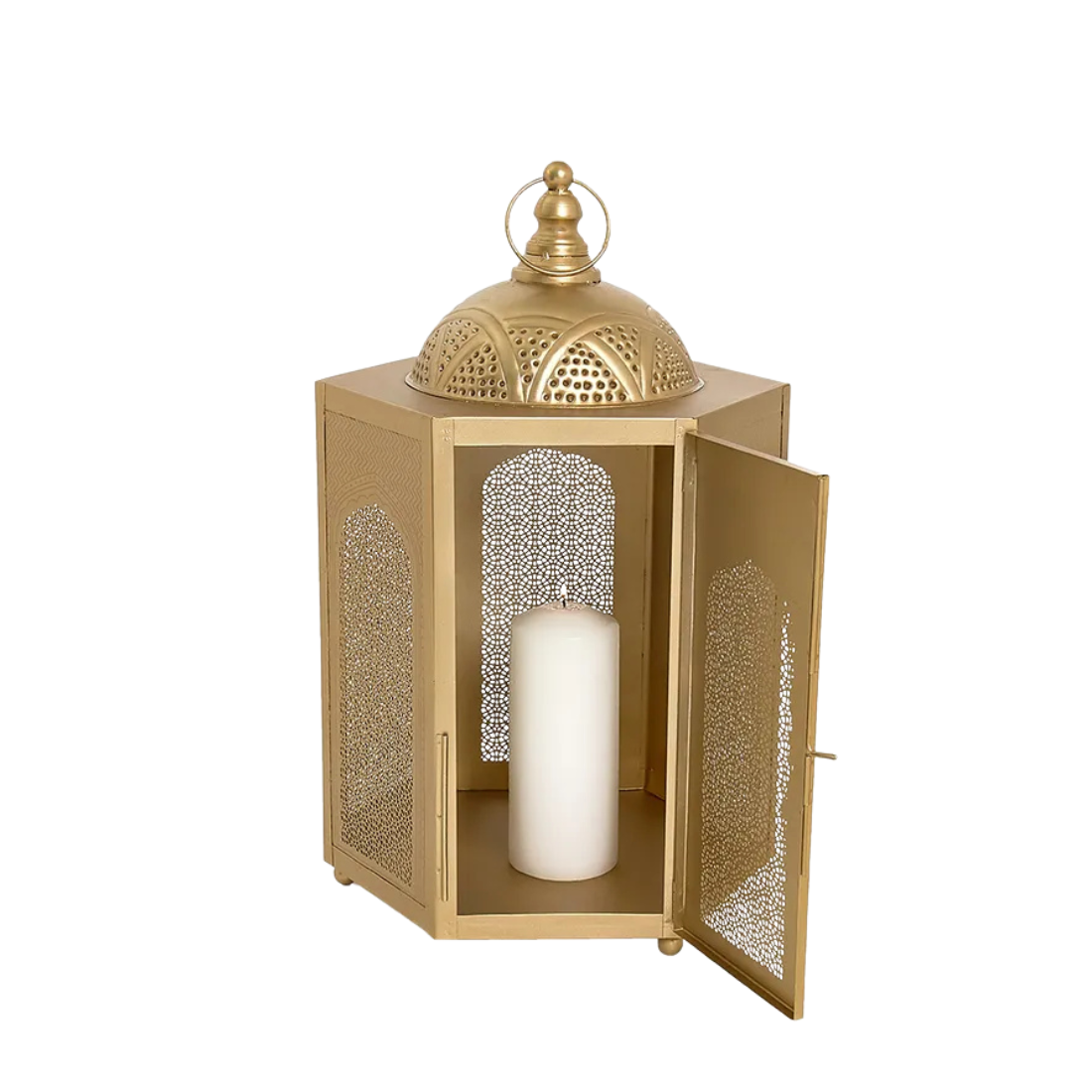 Large Gold Sahara Lantern