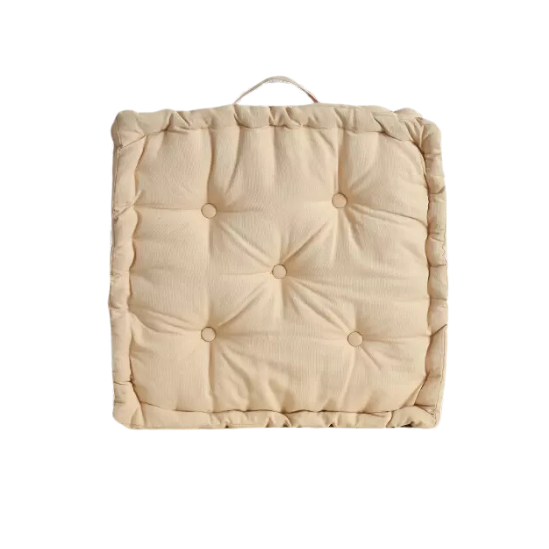 Light Beige Floor Cushion