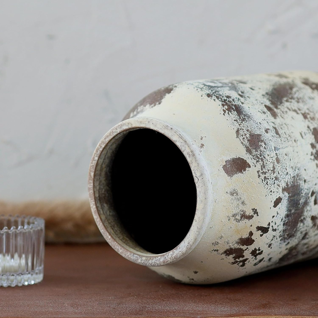 Rustic Farmhouse Ceramic Vase