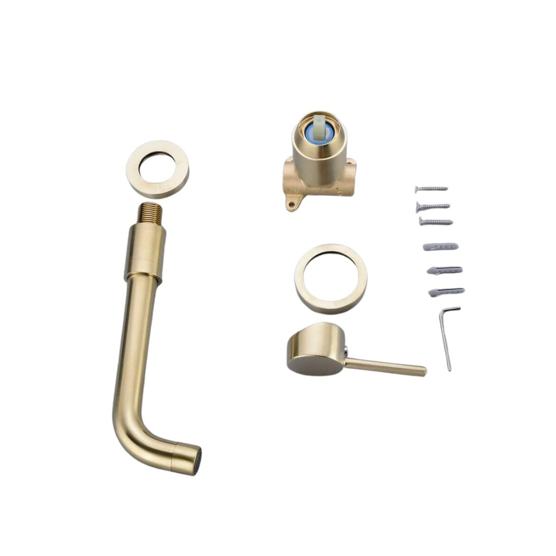 Brass Wall Mounted Basin Mixer