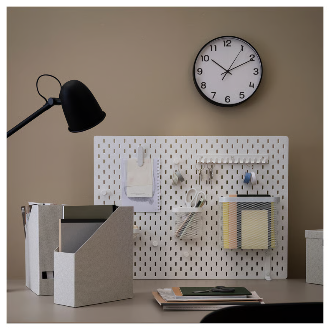 Black/White Wall Clock