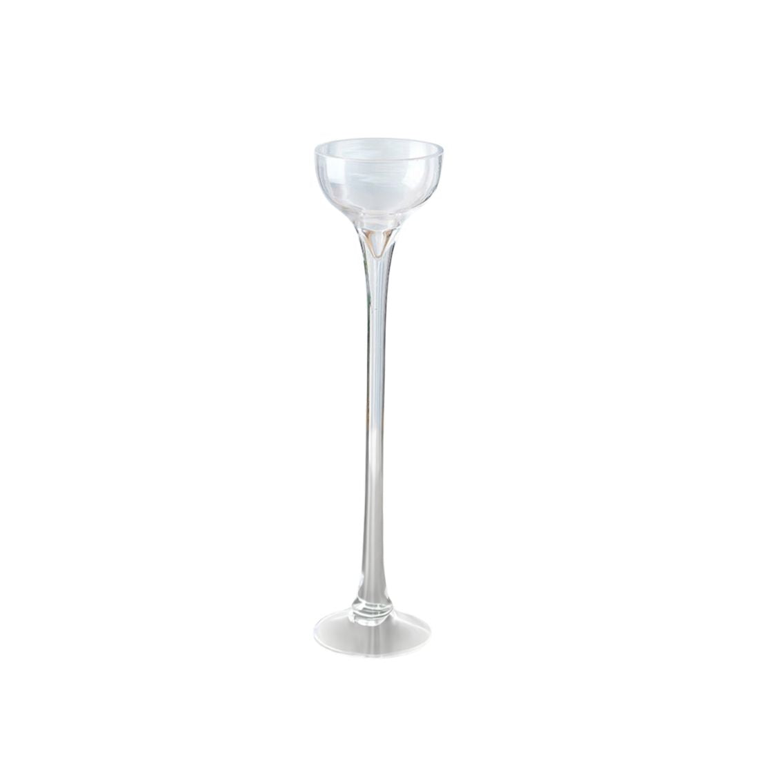 Long Glass Tea Light Candle Holder