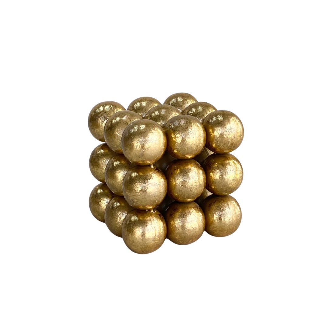 Multi Sphere Gold Cube