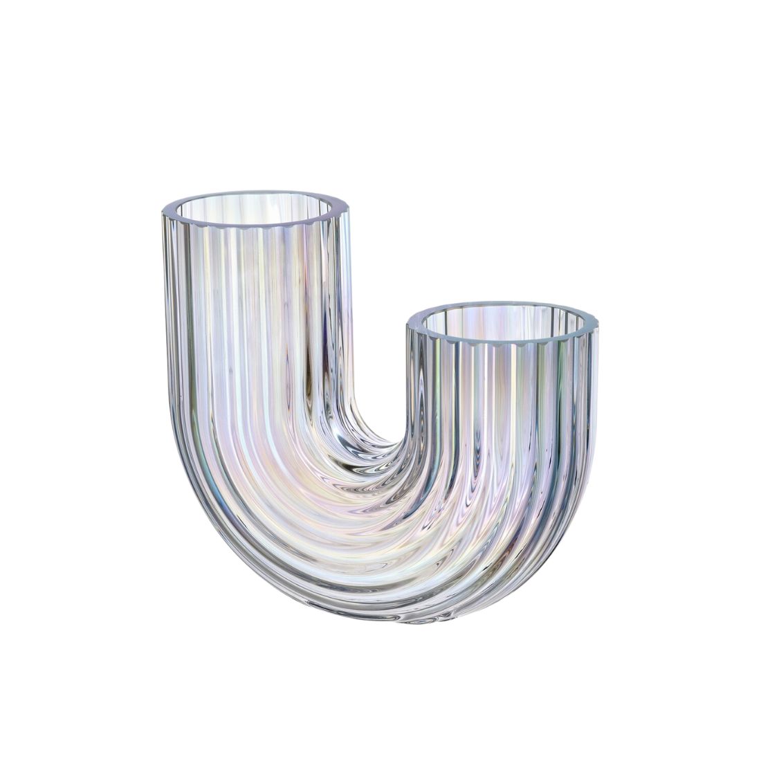Iridescent Multicolor Vase