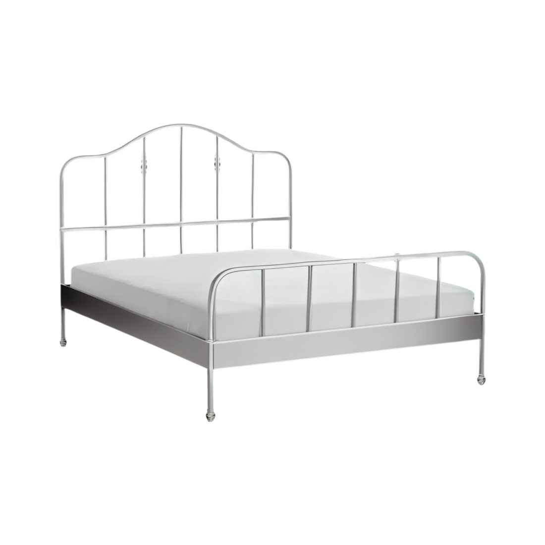 Silver Twin Size Bed Frame (160 x 200 cm)