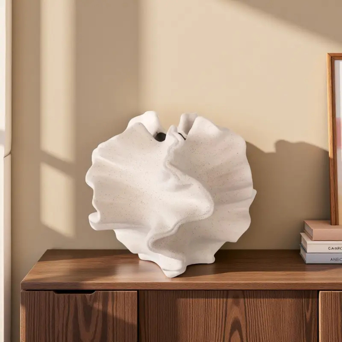 Round Coral Vase