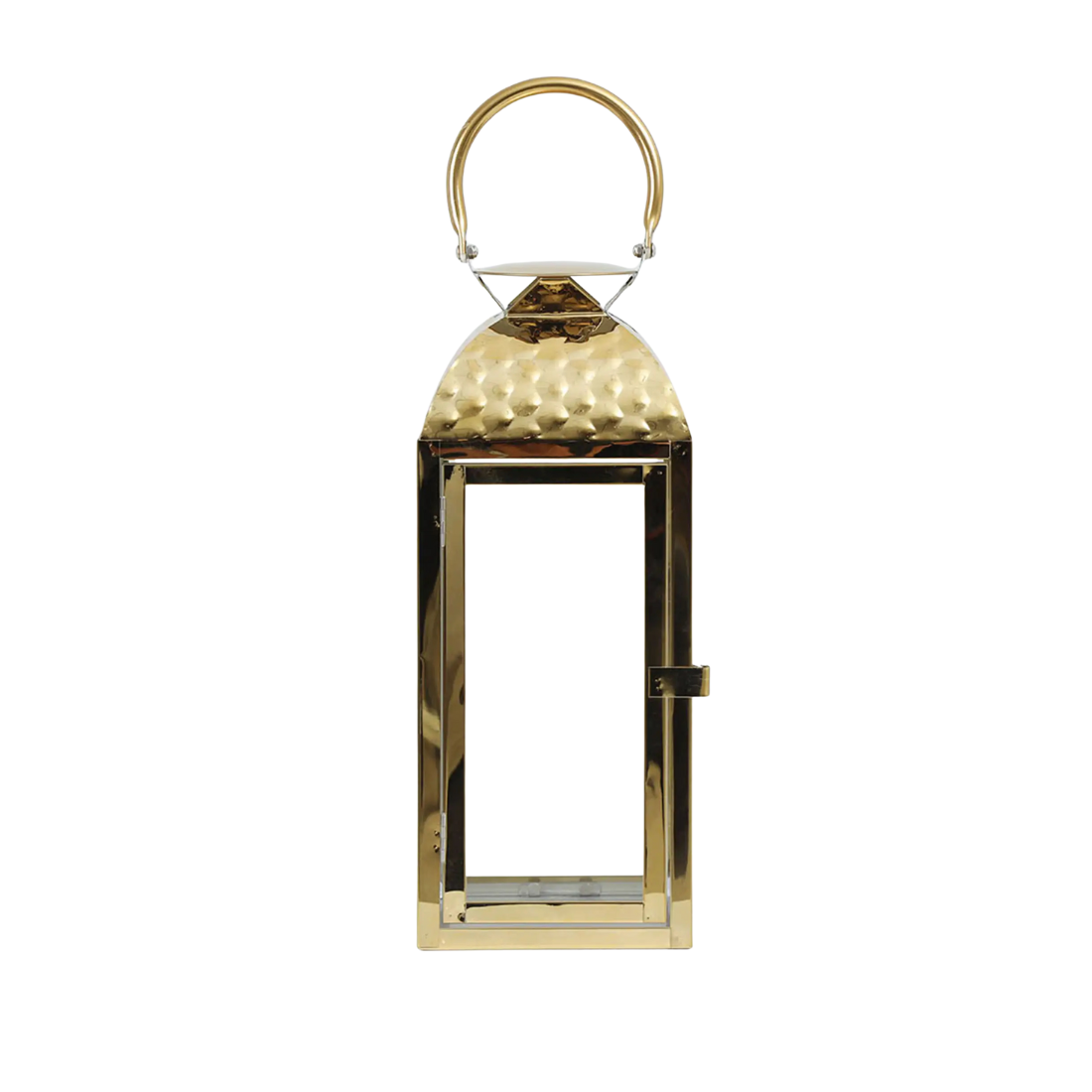 Hammered Brass Lantern