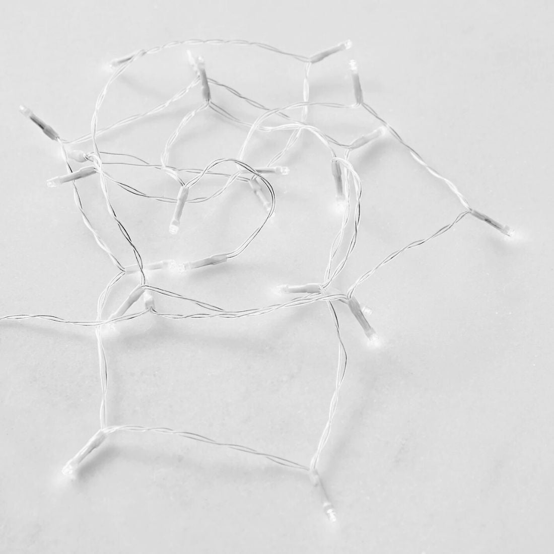 30 White Fairy Battery Operated String Lights