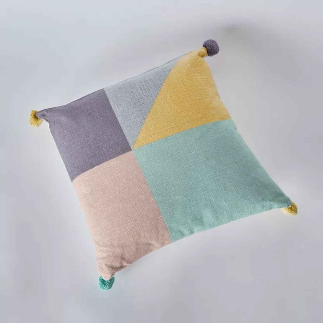 Color Block Printed Cushion