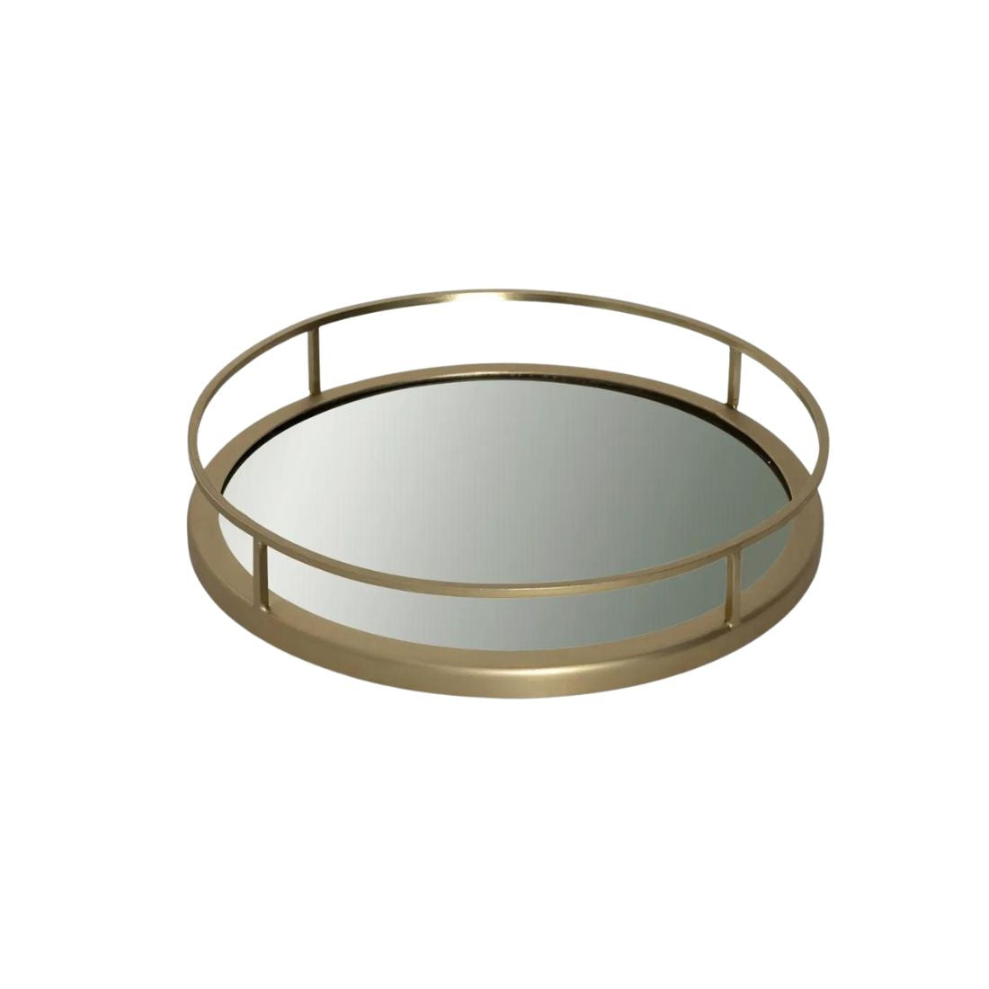 Round Bronze Serving Tray