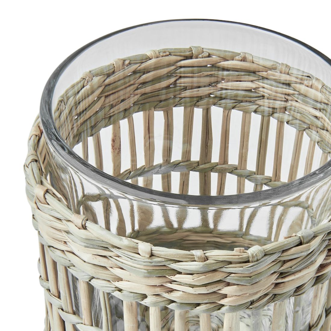 Wicker Woven Tea light Candle Holder
