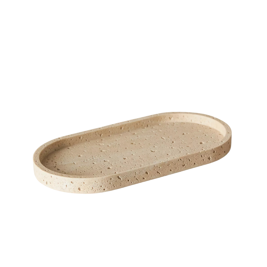 Travertine Towel Tray