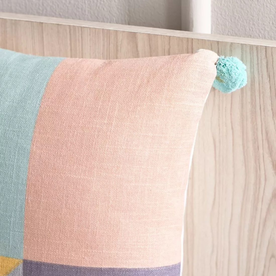 Color Block Printed Cushion