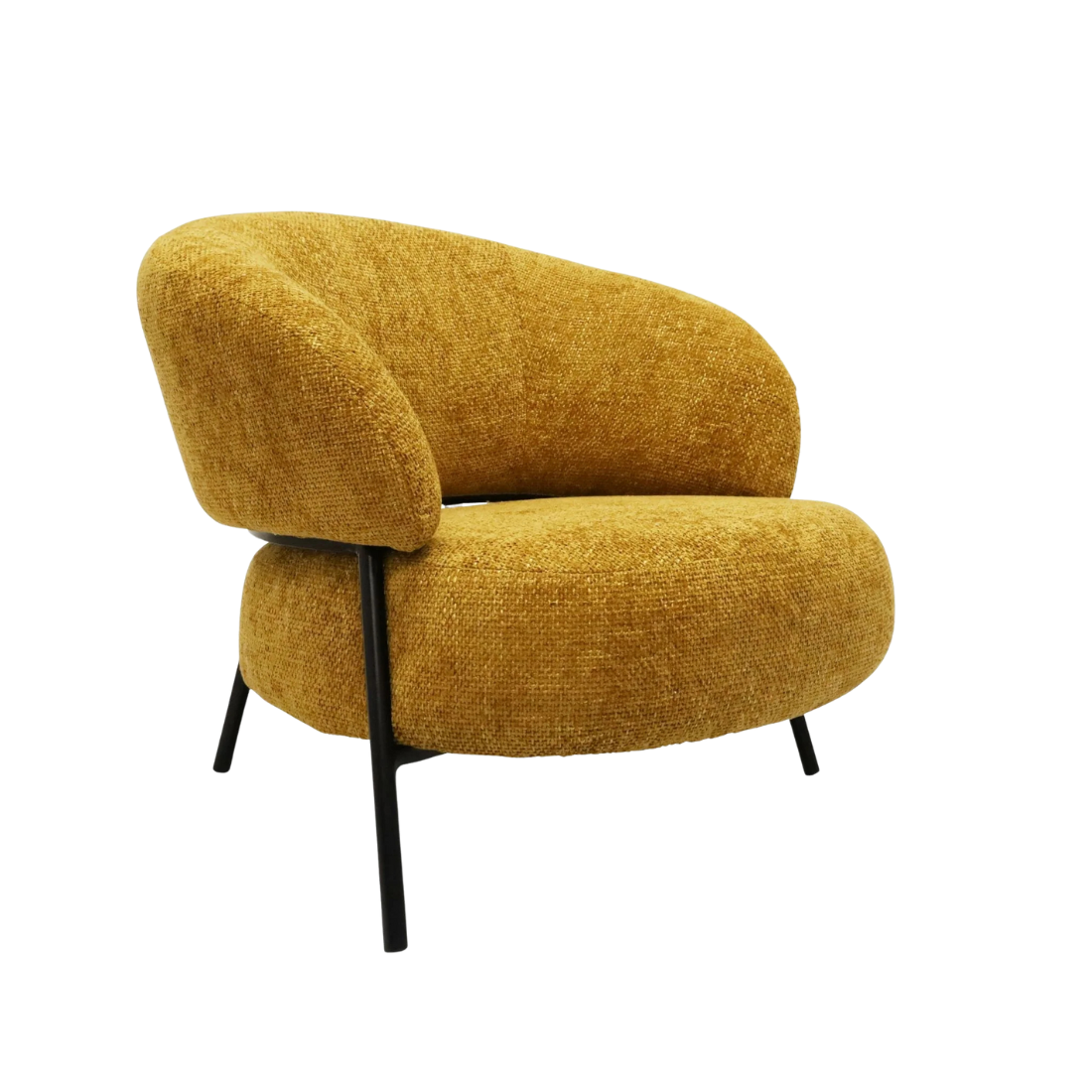 Mustard Twill Accent Chair