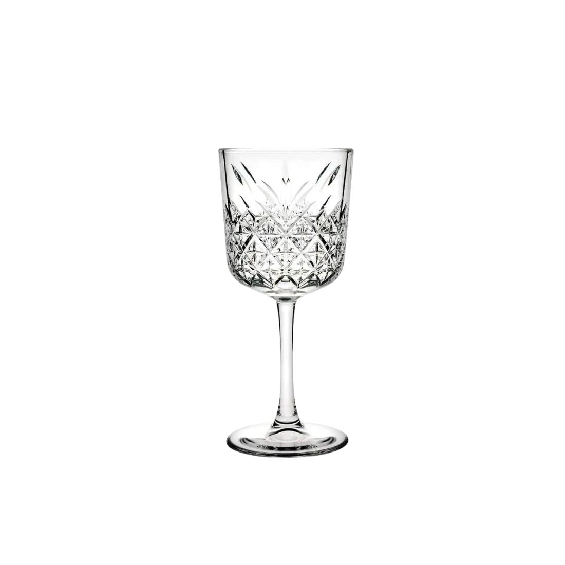 Vintage Wine Glass