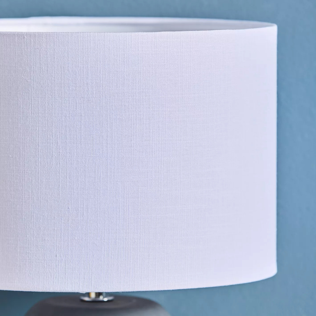 Grey Painted Ceramic Table Lamp