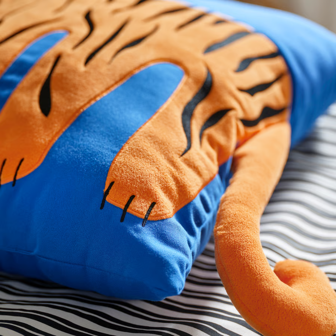 Blue Tiger Cushion