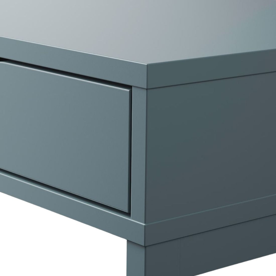 Teal Desk with 2 Drawers