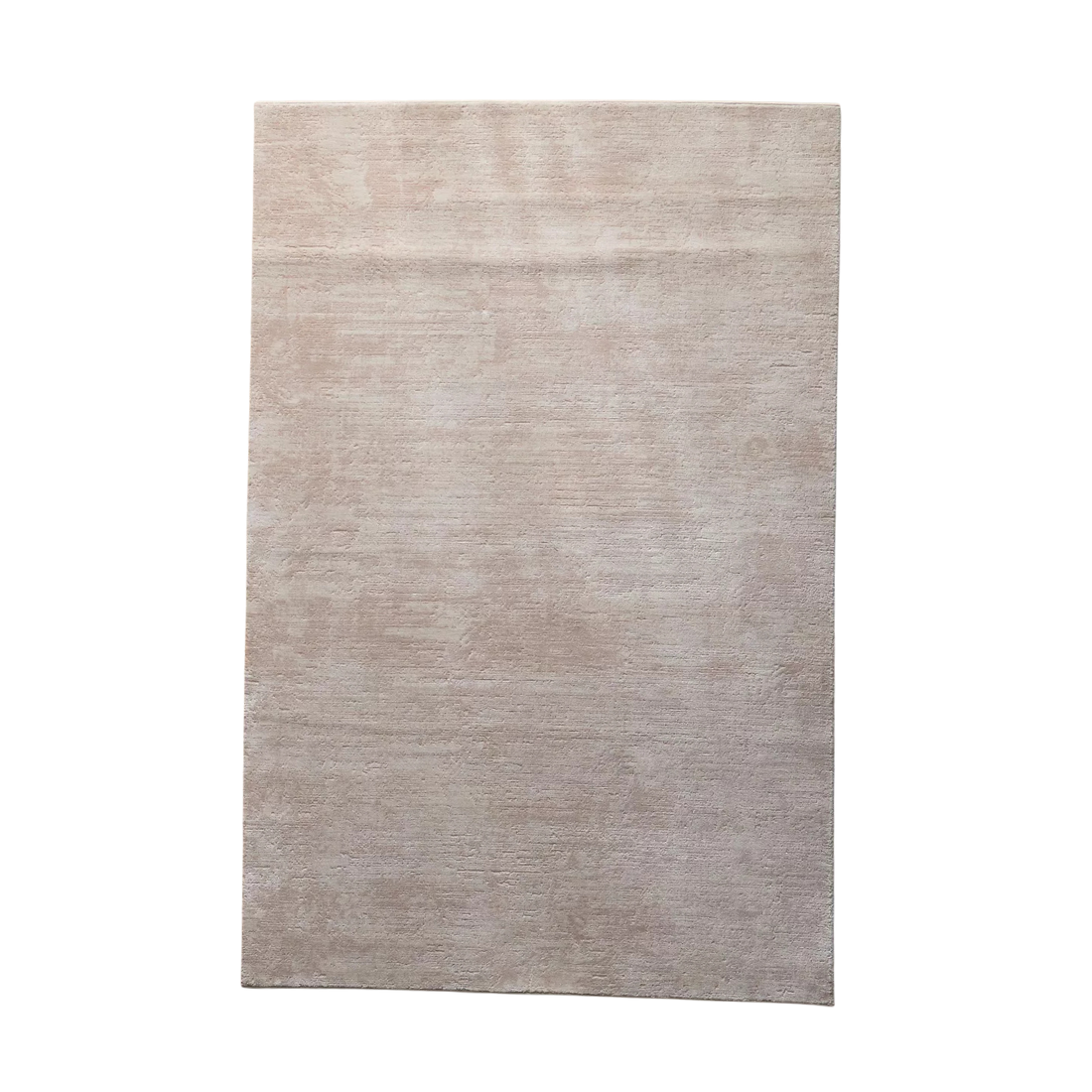 Pale Pink Textured Rug