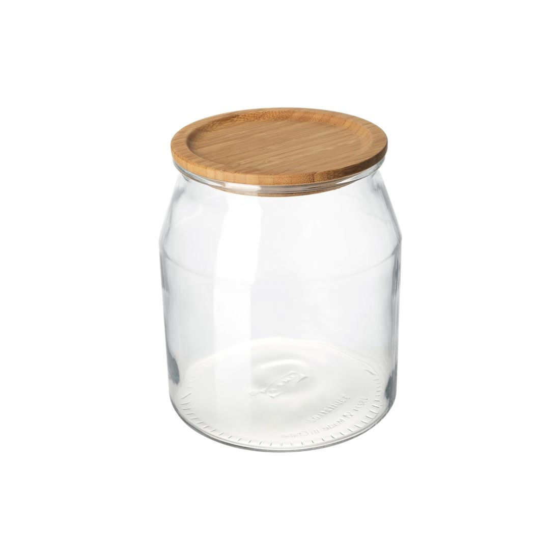 Glass Jar with Wooden Lid